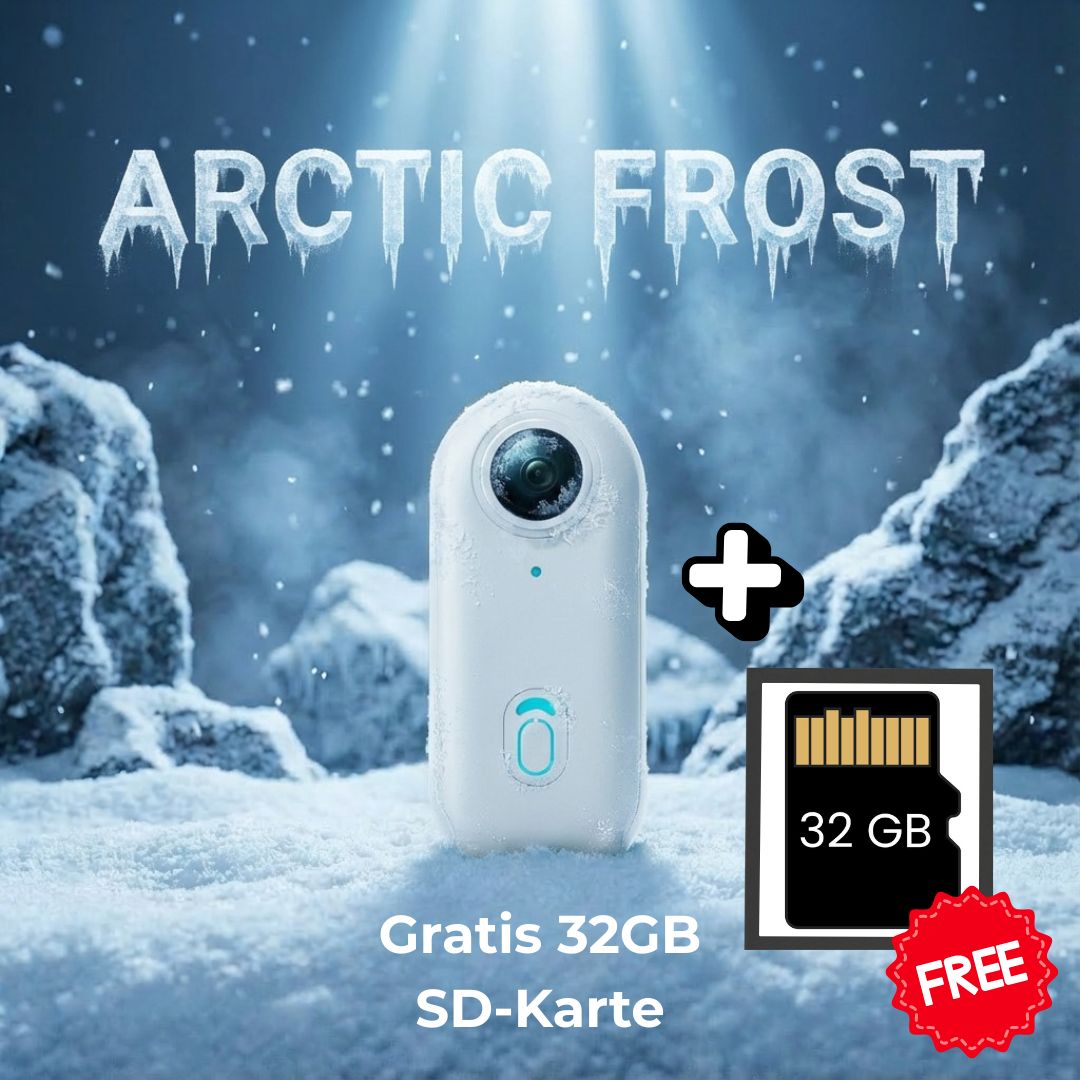 Kostenlose 32GB SD-Karte als Geschenk zur Viewix Action Cam im Lieferumfang (Weiß)
